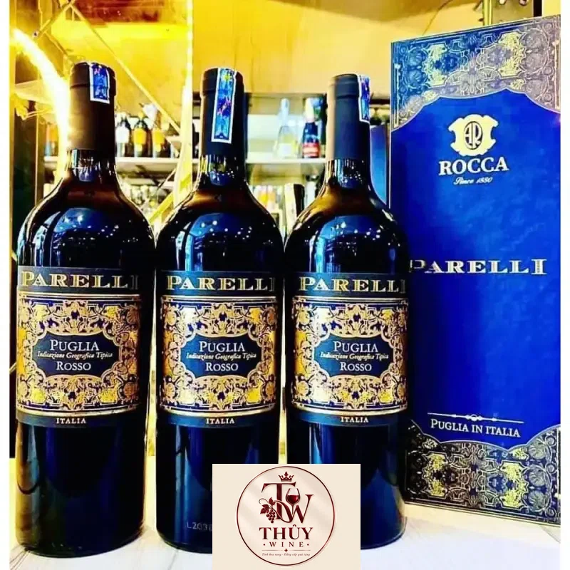 Rượu Vang Ý Parelli Rosso Puglia uống ngon