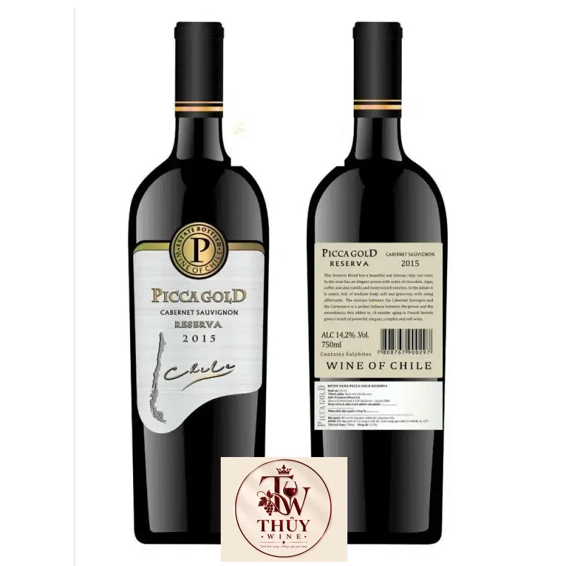 Vang Chile Picca Gold Cabetnet Sauvignon