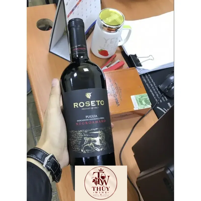 Rượu Vang Ý ROSETO PUGLIA NEGROAMARO