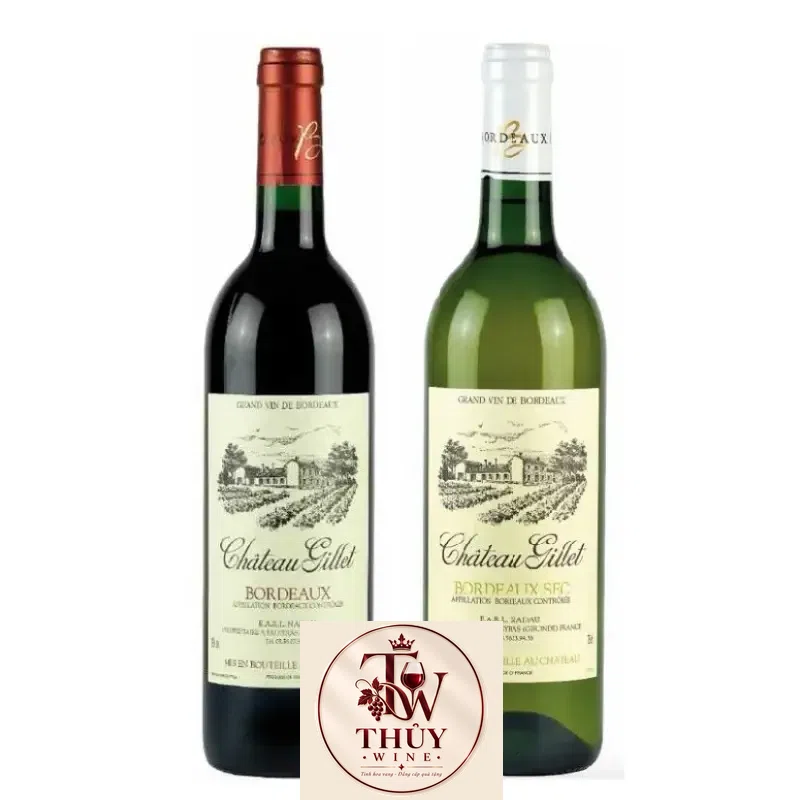 Vang Pháp CHATEAU GILLET BORDEAUX (ĐỎ - TRẮNG)