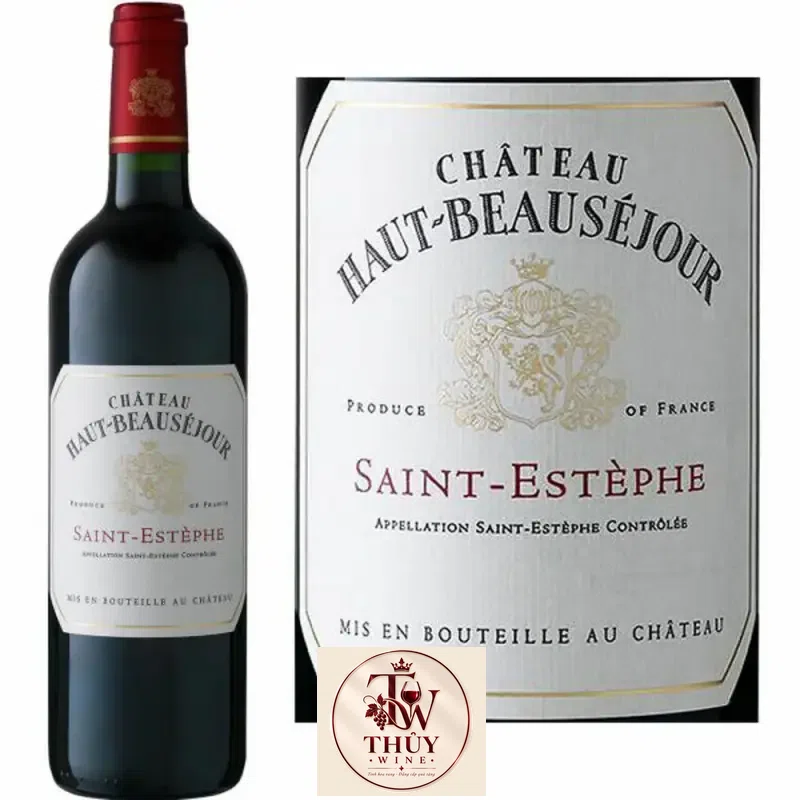 Vang Pháp Chateau Haut Beausejour Saint Estephe Cao Cấp