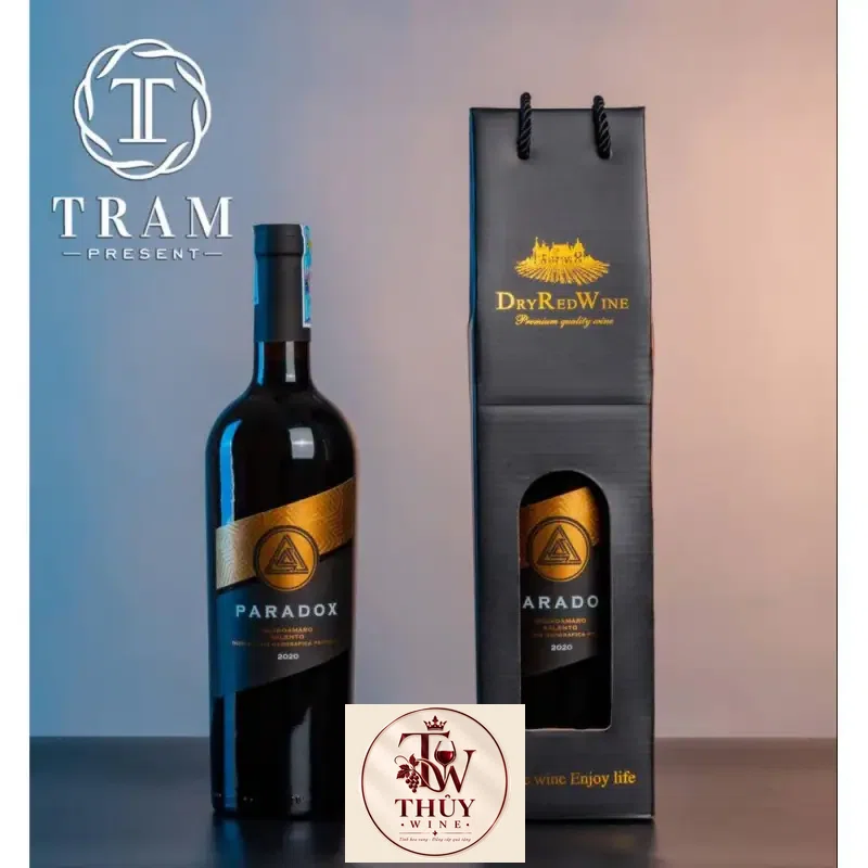 Rượu Vang Ý Paradox Negroamaro Salento 2018 uống ngon
