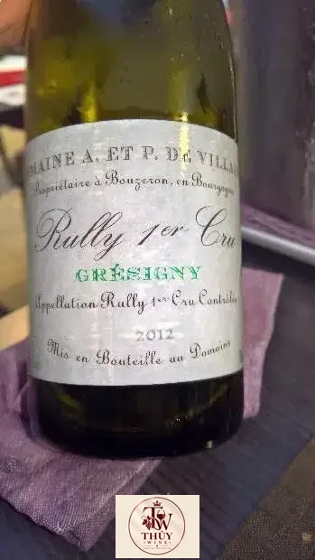 Vang Pháp Gresigny Rully Domaine A. Et P. de Villaine