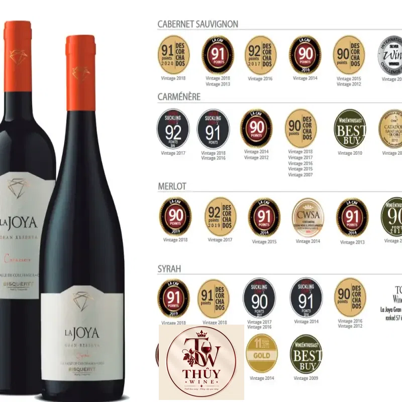 Mua vang chile la joya gran reserva pinot noir bisquertt ở đâu giá rẻ nhất