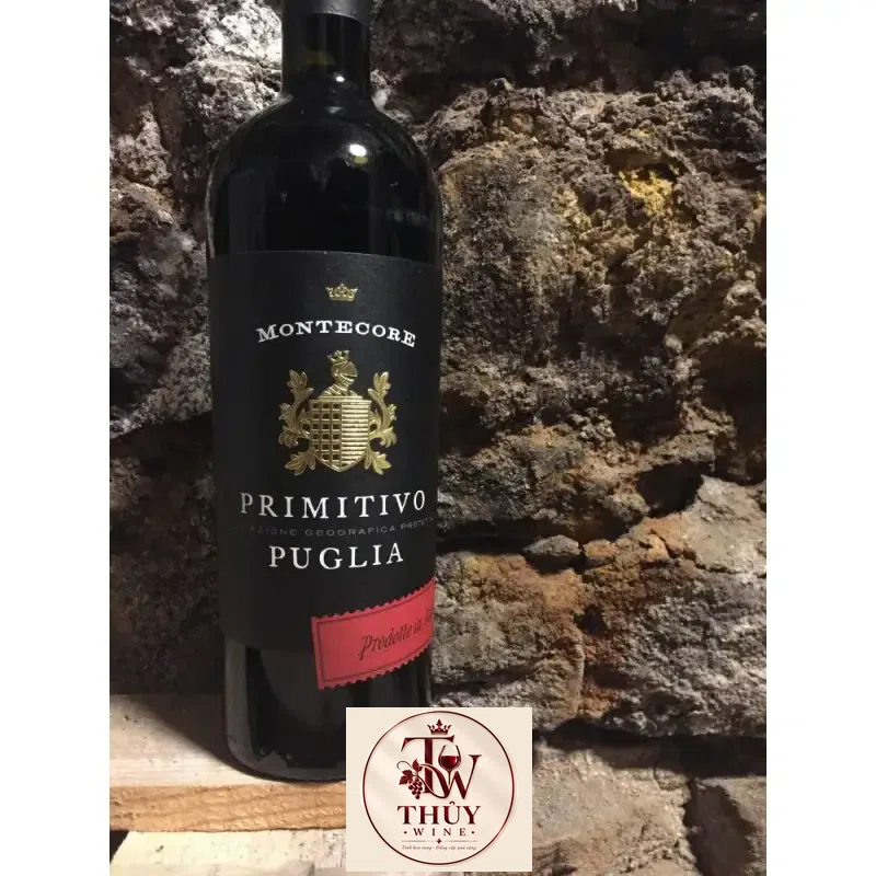 Rượu Vang Ý Montecore Primitivo I.G.P uống ngon