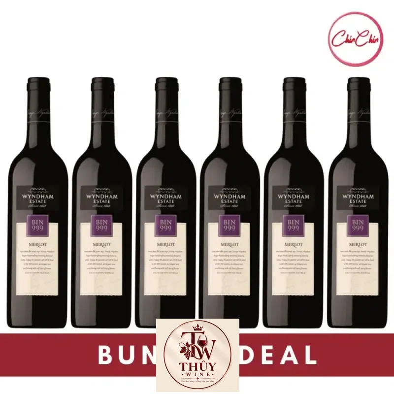 Mua ruou vang bin wyndham estate merlot chiet khau cao giá rẻ tại Sài Gòn