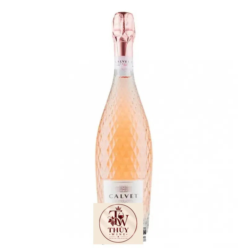 Vang nổ Pháp Calvet Celebration Rose uống ngon