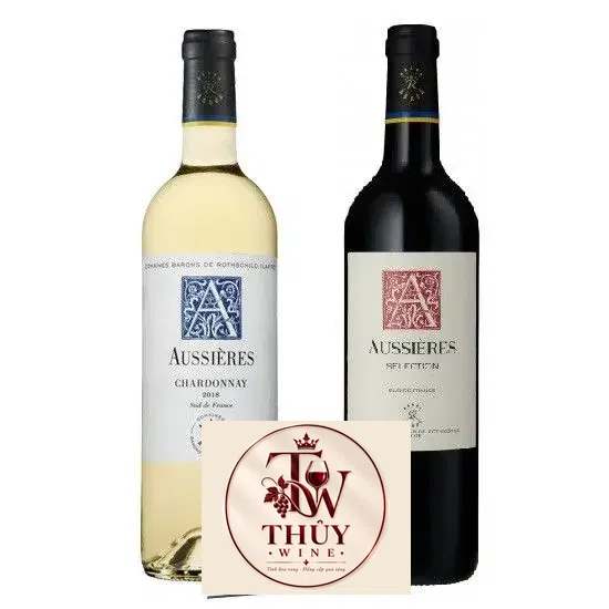 Rượu Vang Pháp AUSSIERES ROUGE - CHARDONNAY
