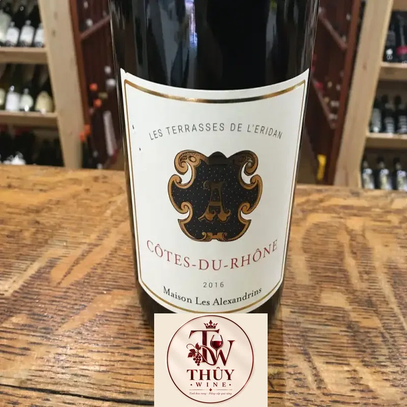 Mua vang phap cotes du rhone blanc les terrasses de l eridan giá rẻ tại Sài Gòn