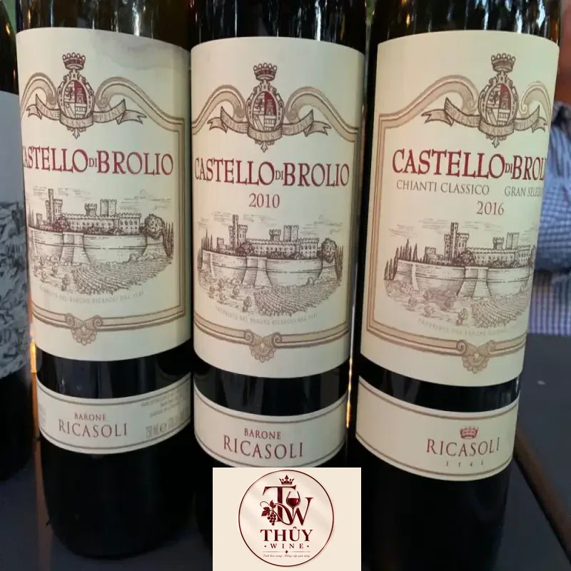 Giá vang y castello di brolio barone ricasoli cao cap