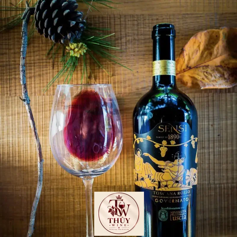 Rượu Vang Ý Sensi Governato Toscana Rosso IGT uống ngon