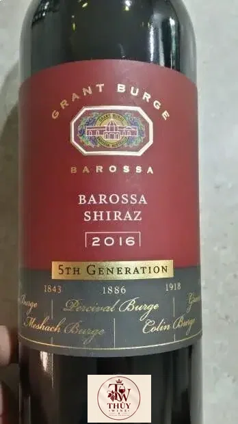Rượu vang Grant Burge 5th Generation Barossa (Red - White)