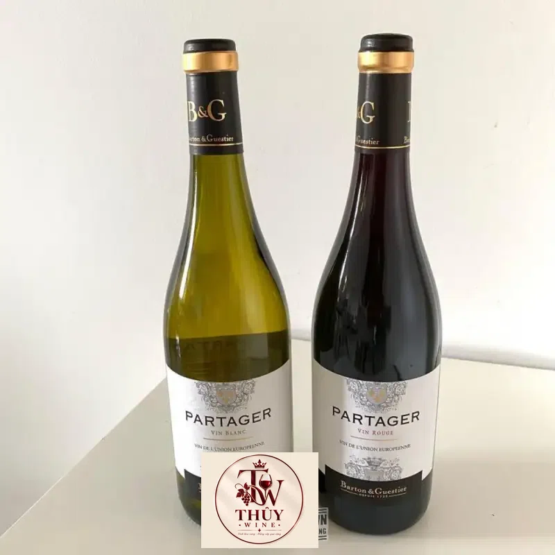 Vang Pháp Barton & Guestier Partager Đỏ - Trắng
