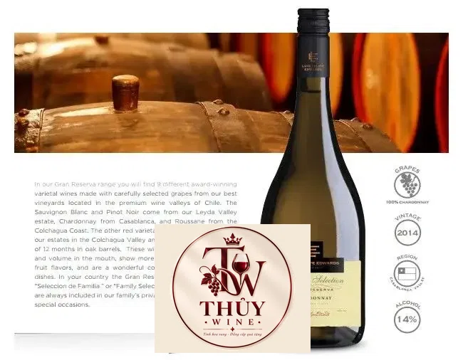Vang Chile Luis Felipe Edwards Gran Reserva Chardonnay