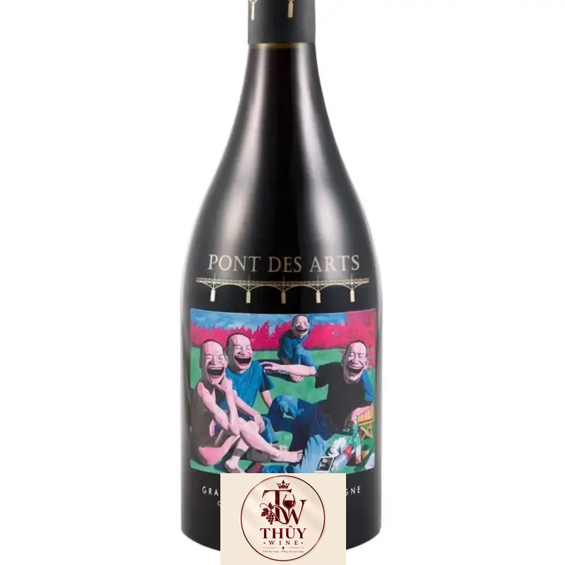 Vang Pháp Pont des Arts Yue Minjun Label Cote de Nuits Villages