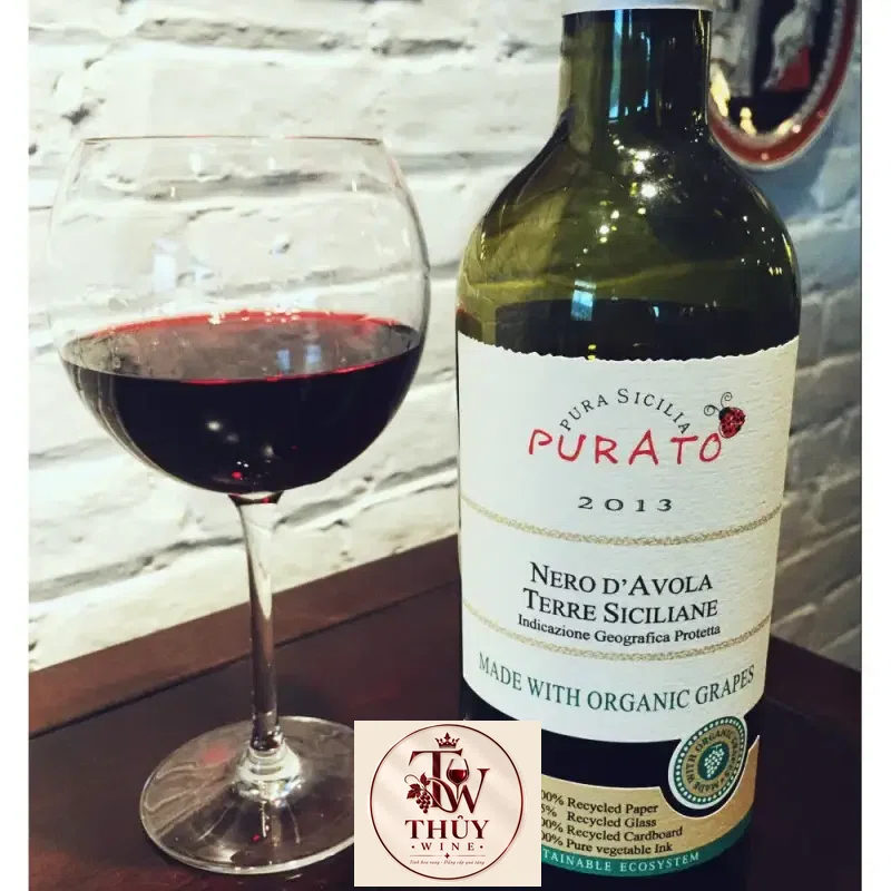 Mua vang y purato nero d avola sicilia organic giá rẻ tại Hà Nội
