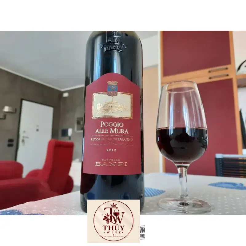 Mua vang y castello banfi poggio alle mura rosso di montalcino giá rẻ tại Sài Gòn