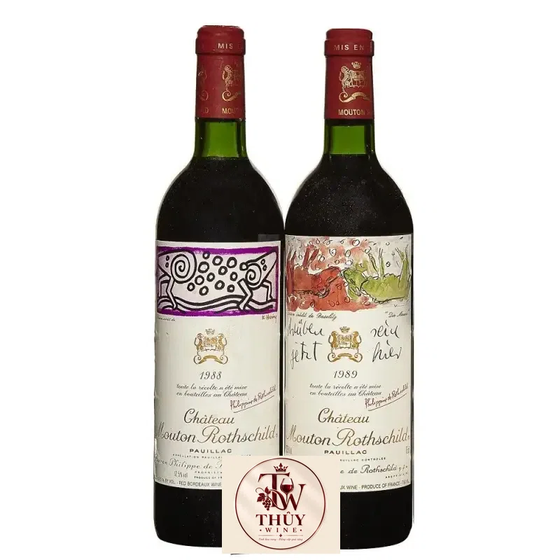 Vang Pháp Chateau Mouton Rothschild 1988/ 1989