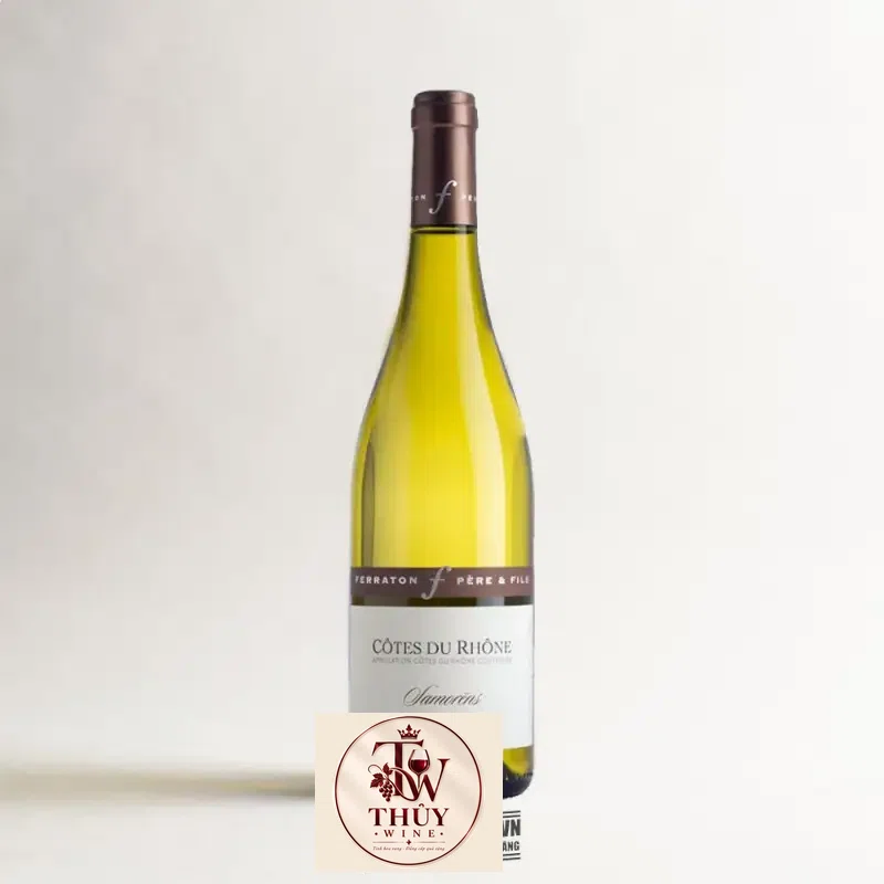 vang phap cotes du rhone samorens blanc giá bao nhiêu