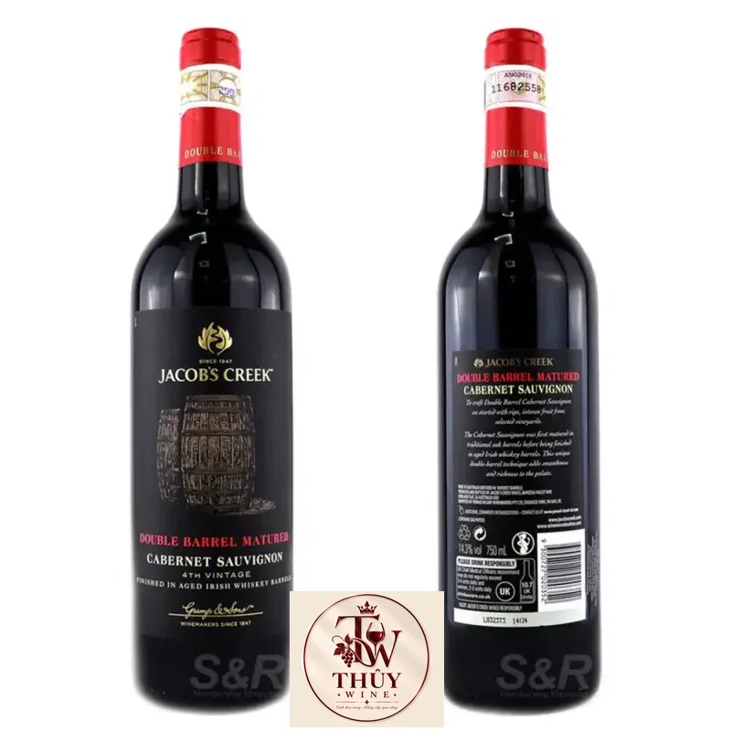 Mua ruou vang jacob s creek double barrel cabernet sauvignon giá rẻ tại Hà Nội