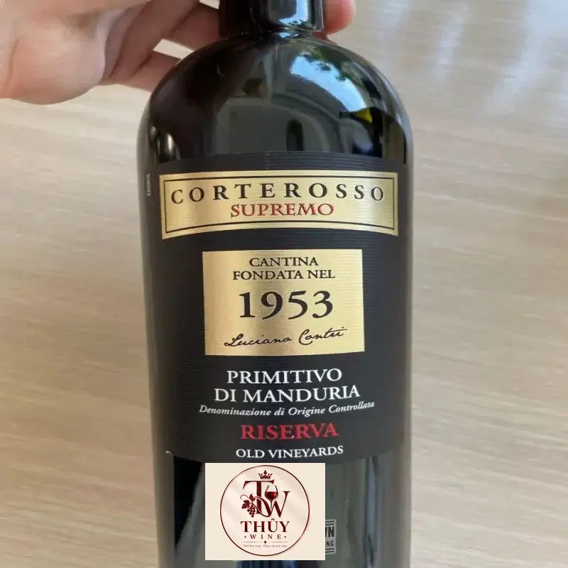 Địa chỉ bán vang y corterosso supremo riserva giá rẻ tại Sài Gòn