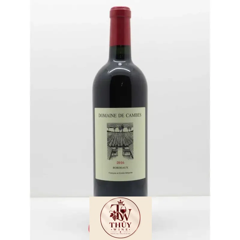 Vang Pháp Domaine De Cambes Bordeaux cao cấp