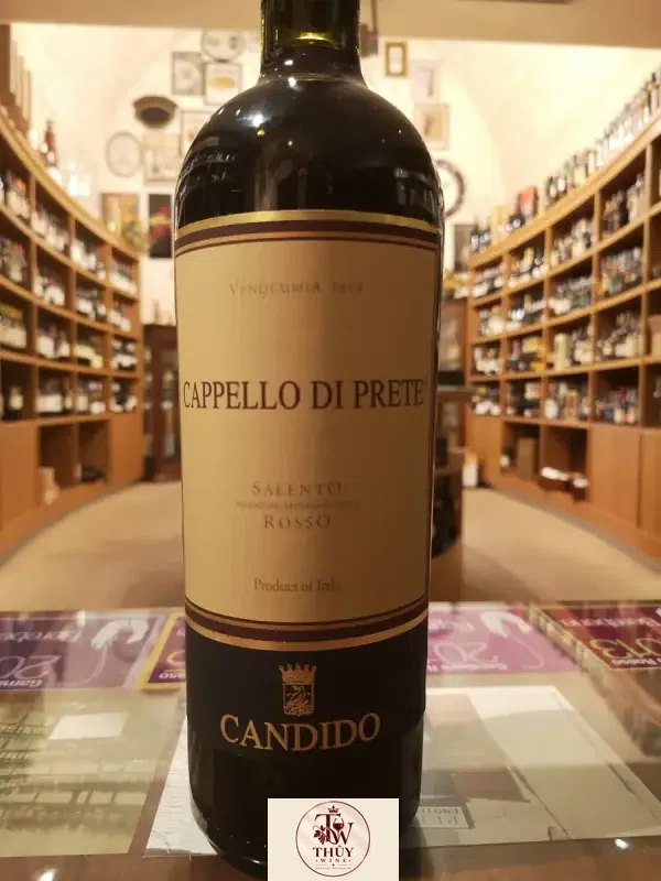 Vang Ý CANDIDO CAPPELLO DI PRETE SALENTO ROSSO