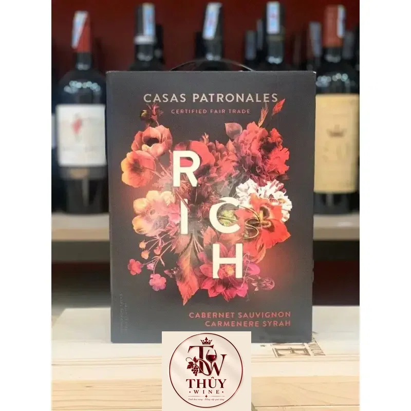 Rượu Vang Bịch CASAS PATRONALES 3L