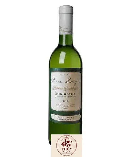Vang Pháp Bordeaux De Pierre Longue Blanc