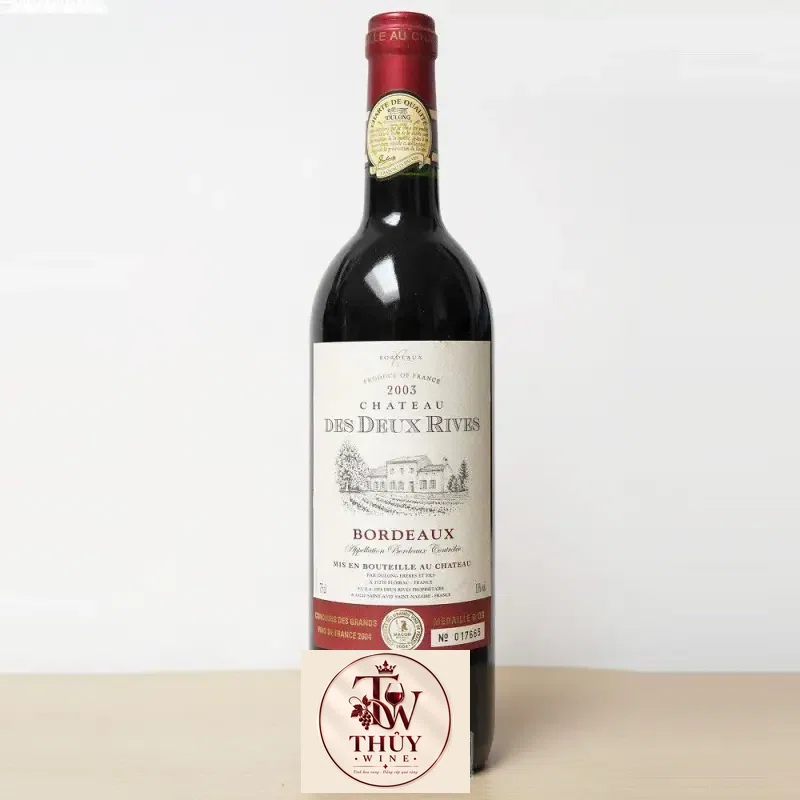 Vang Pháp Chateau Des Deux Rives Bordeaux uống ngon