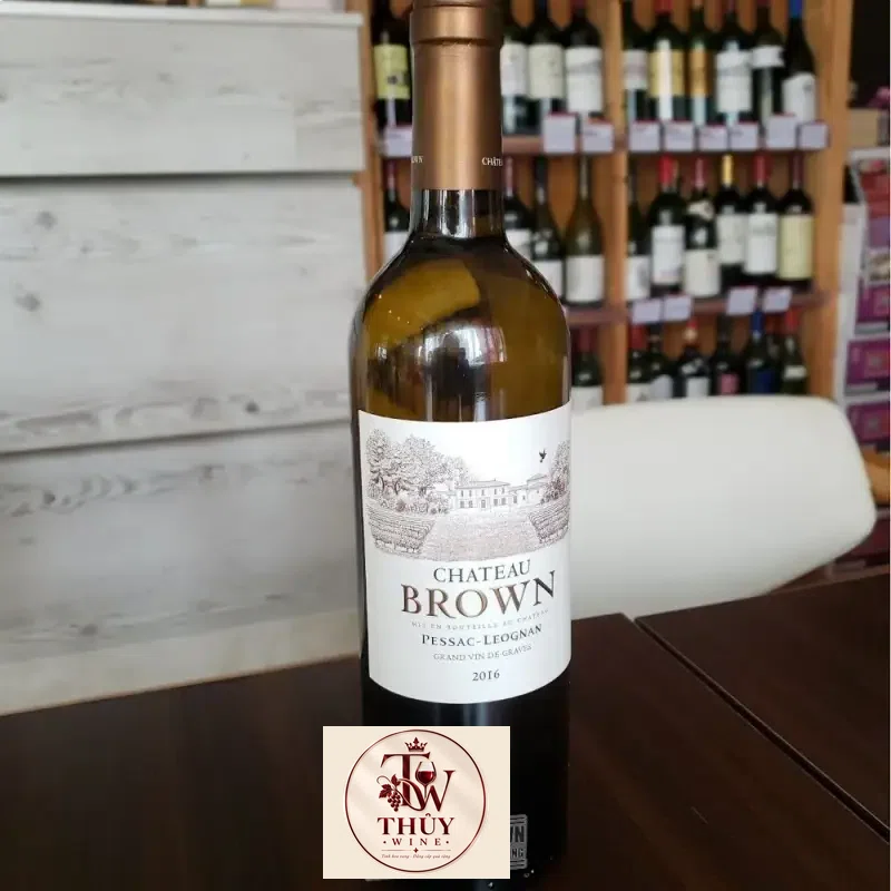 vang phap chateau brown blanc pessac leognan diem giá bao nhiêu