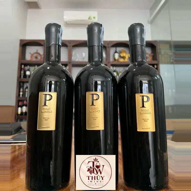 Rượu Vang Ý P PIERO BONNCI uống ngon 17 độ