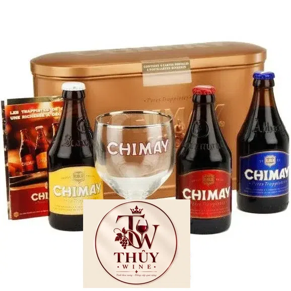 Bộ quà tặng (03 chai chimay 330ml + 01 ly cao cấp)