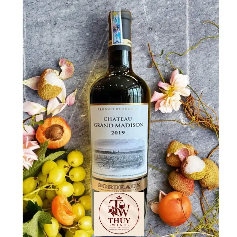 Vang Pháp Chateau Grand Madison Bordeaux 2019 uống ngon