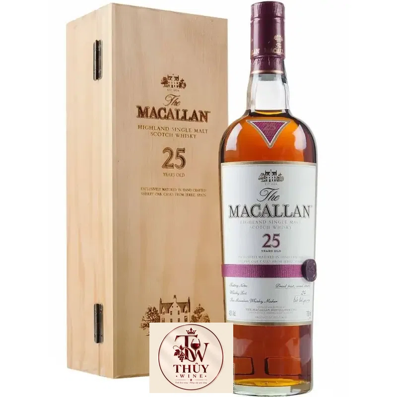 Rượu Macallan 25 Sherry Oak cao cấp