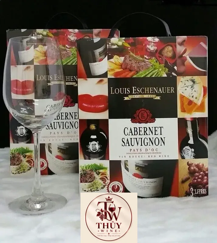 Vang Bịch Pháp LOUIS ESCHENAUER Cabernet Sauvignon 5L