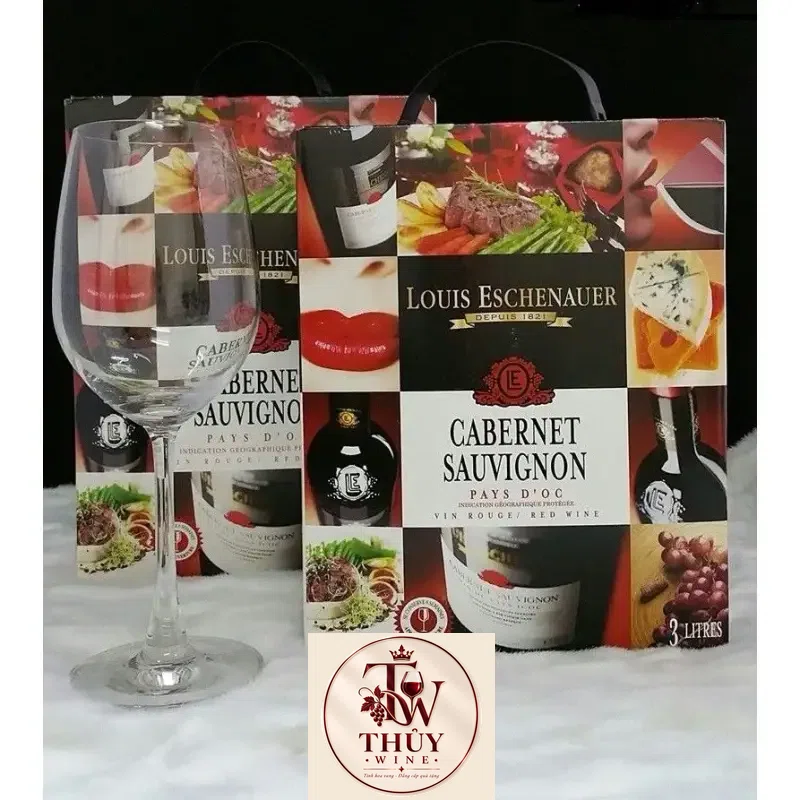 Vang Bịch Pháp LOUIS ESCHENAUER Cabernet Sauvignon 5L