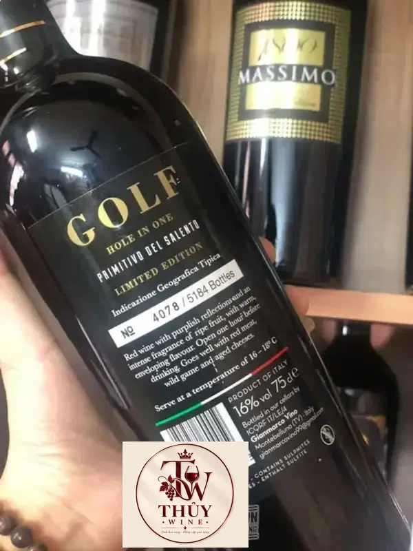Vang Ý Golf Limited Primitivo Del Salento