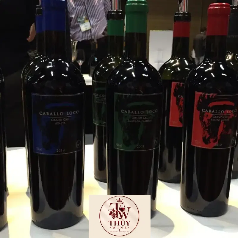 Mua vang chile caballo loco grand cru maipo andes giá rẻ tại Hà Nội