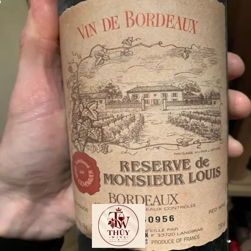 vang phap monsieur louis bordeaux giá bao nhiêu