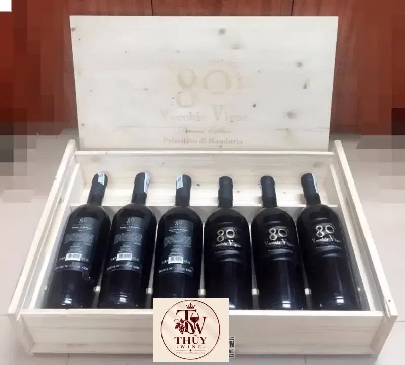 Rượu Vang Ý 80 VECCHICE VIGNE PRIMITIVO DI MANDURIA