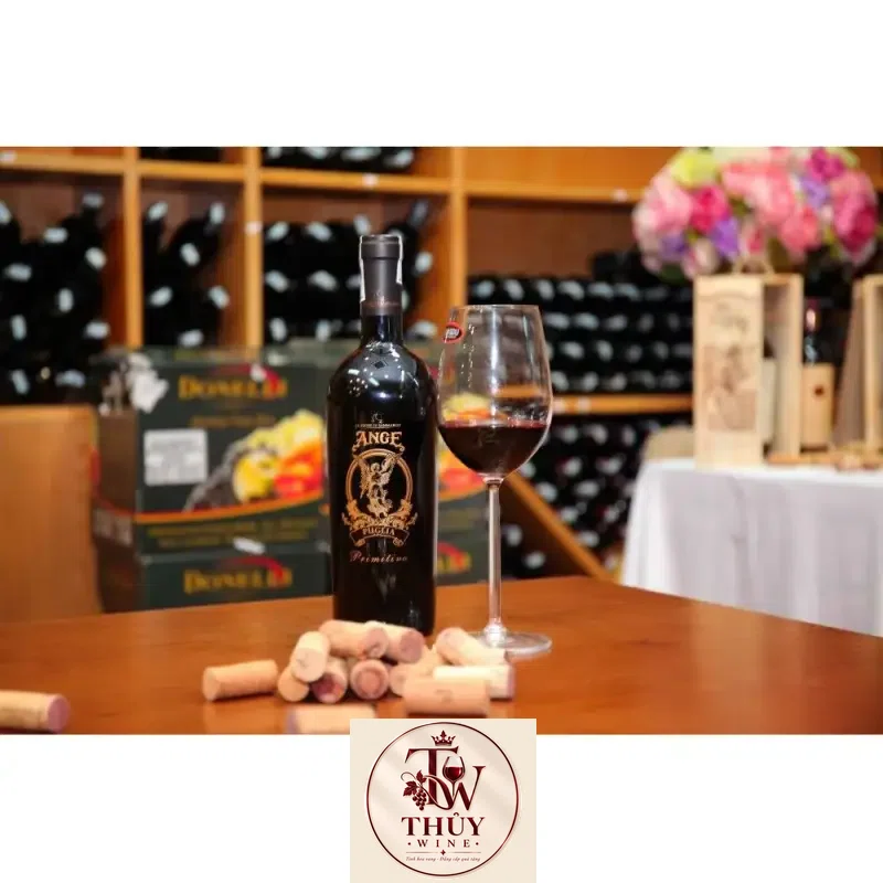 Địa chỉ bán rượu vang Ý Ange Primitivo Puglia 18 độ uống ngon