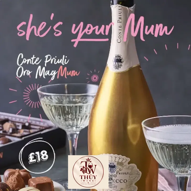 Giá vang no oro prosecco conte priuli brut cao cap