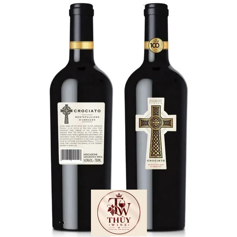 Rượu Vang Ý Thánh Giá Crociato Montepulciano Dabruzzo uống ngon