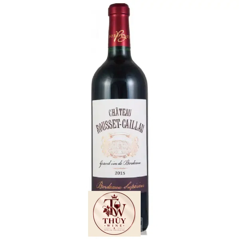 Vang Pháp Chateau Rousset Caillau Bordeaux uống ngon
