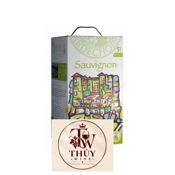 Vang bịch Pháp Vignerons Ardechois Sauvignon 5L uống ngon