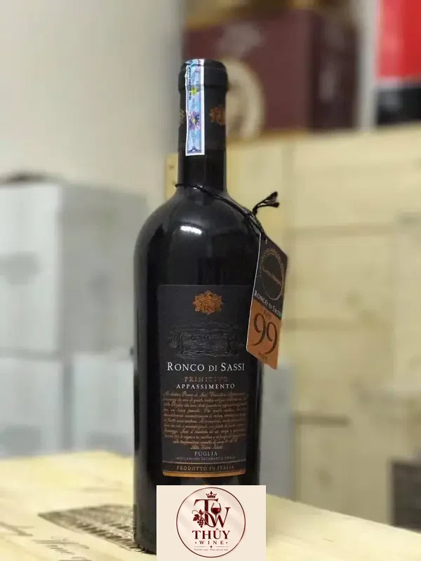 Vang Ý Ronco Di Sassi 99 Primitivo Appassimento