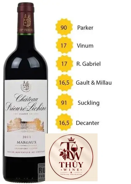 Château Prieuré Lichine 2011 - 4. Grand Cru Classé - Margaux