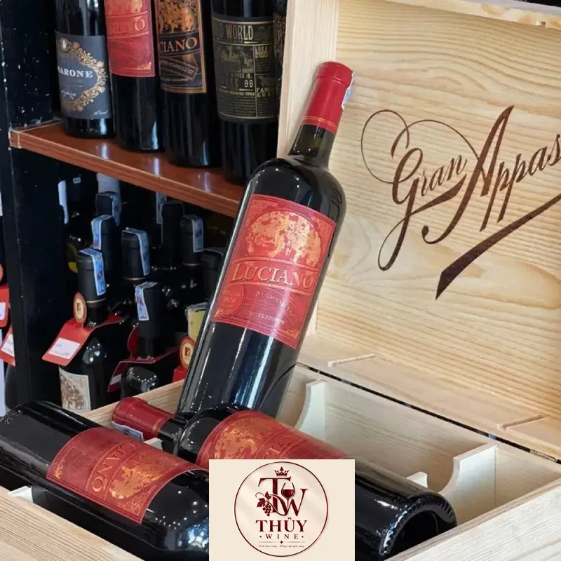 Vang Ý Luciano Limited Edition Negroamaro Puglia uống ngon