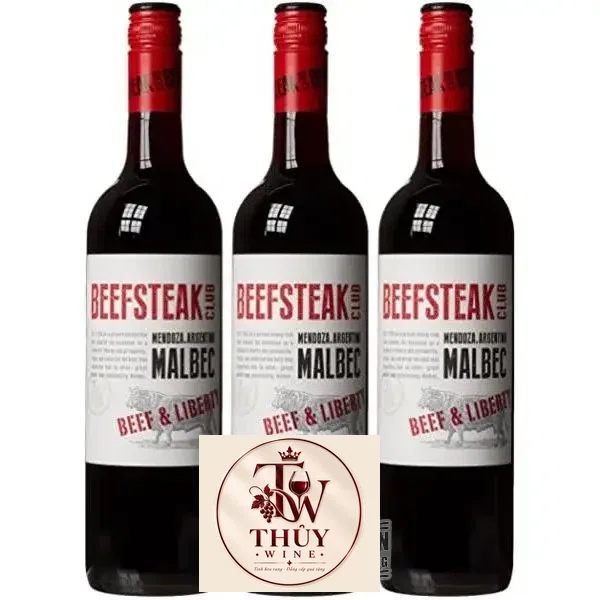 Vang ARGENTINA BEEFSTEAK CLUB MALBEC & LIBERTY